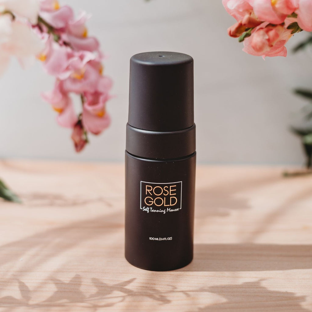 Travel Size Self Tanning Mousse — TSA-Friendly Bronze On-the-Go | Rose Gold Sunless