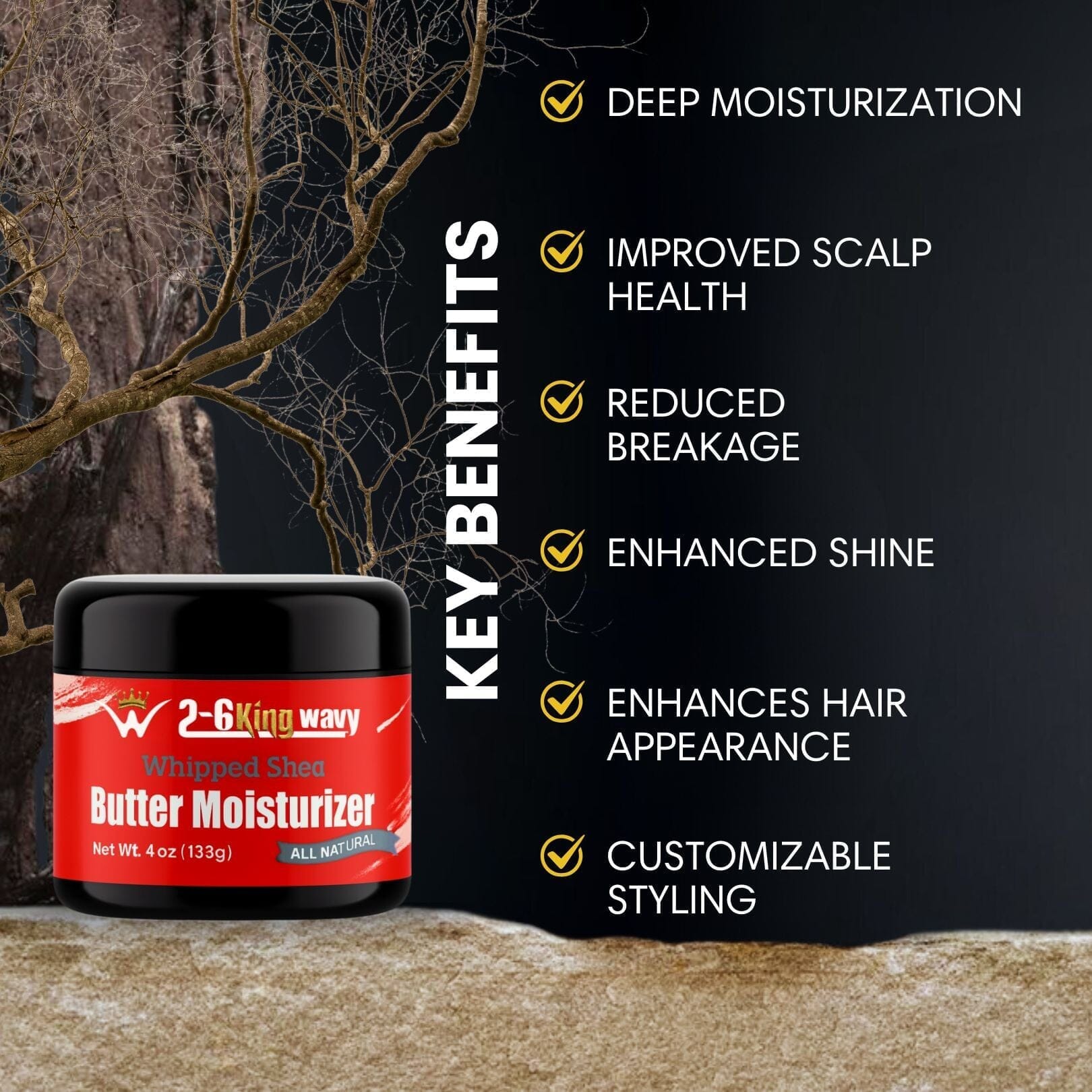 Whipped Shea Butter Moisturizer for Dry Hair