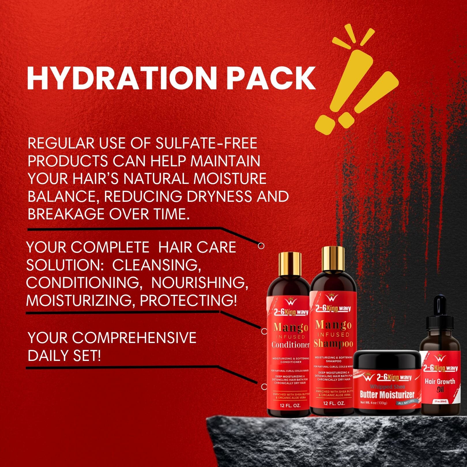 Hydration Bundle for Dry Hair & 360 Waves (Hydration Pack)