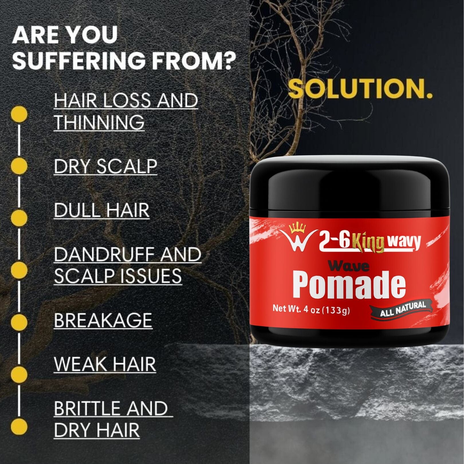 360 Wave Pomade for Hold, Shine & Moisture