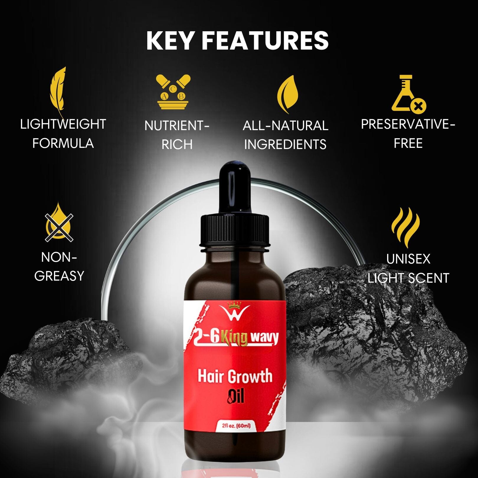 Hair Growth Oil for Scalp, Waves & Coarse Hair