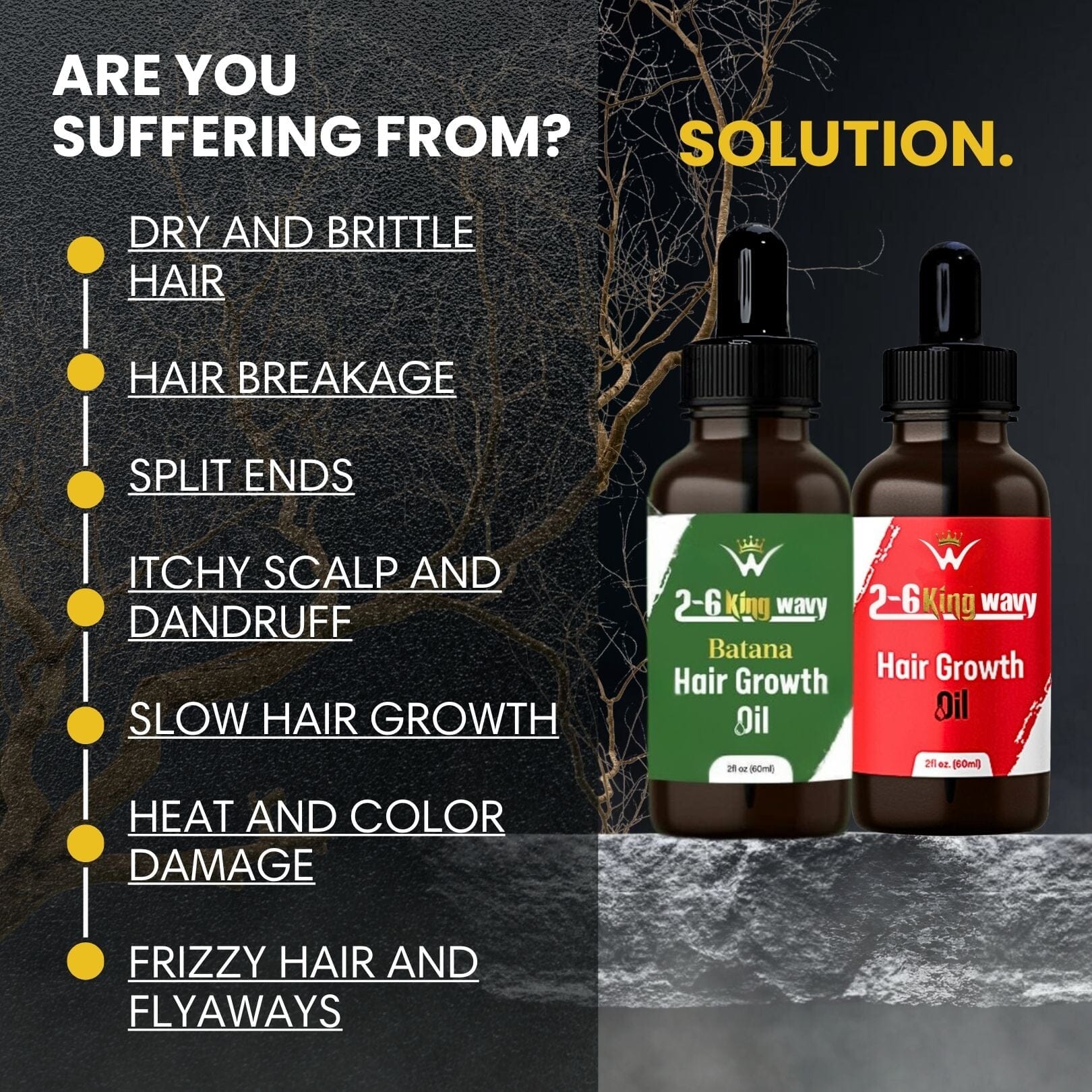 Hair Growth Oil for Scalp, Waves & Coarse Hair