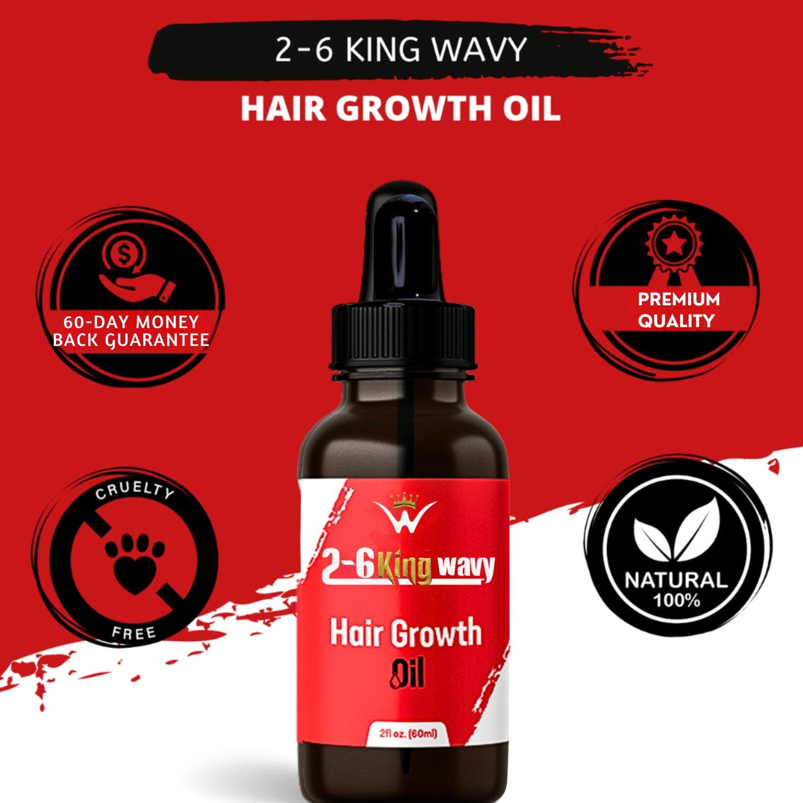 Hair Growth Oil for Scalp, Waves & Coarse Hair