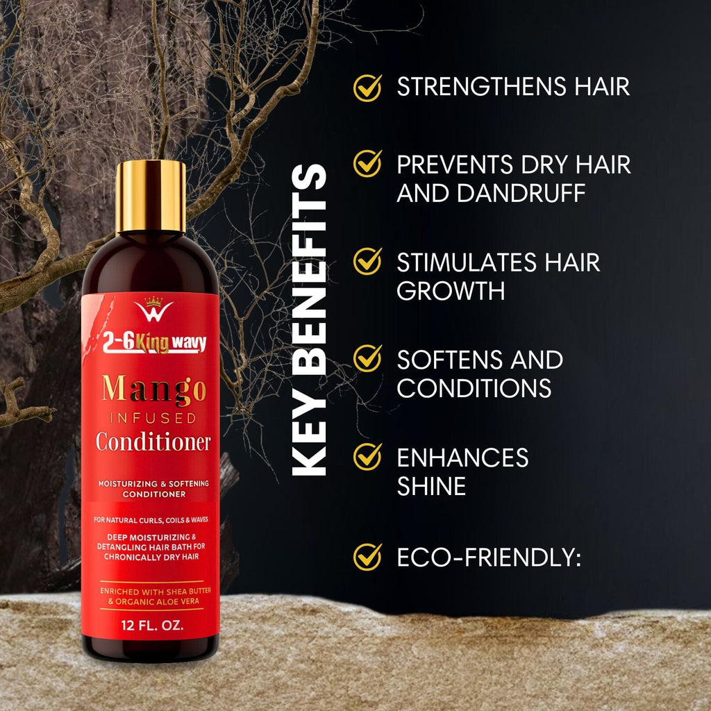 Mango Moisturizing Conditioner for Soft, Manageable Hair (Conditioner Bottle)