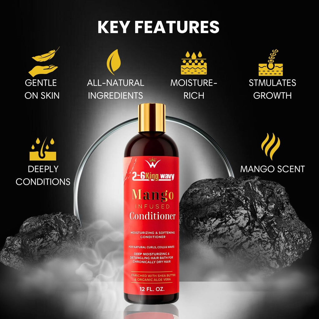 Mango Moisturizing Conditioner for Soft, Manageable Hair (Conditioner Bottle)