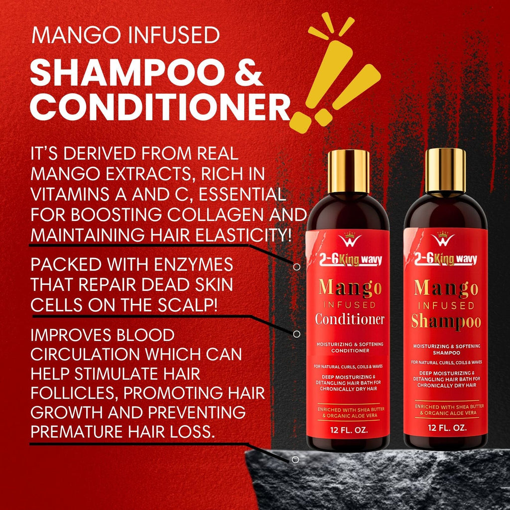 Mango Shampoo & Conditioner Duo for Dry Hair