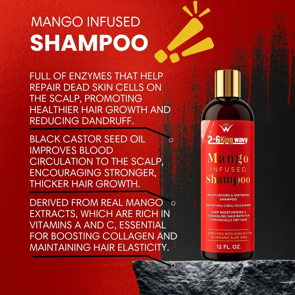Infused Mango Shampoo 12 FL OZ Premium Quality (10% Off)