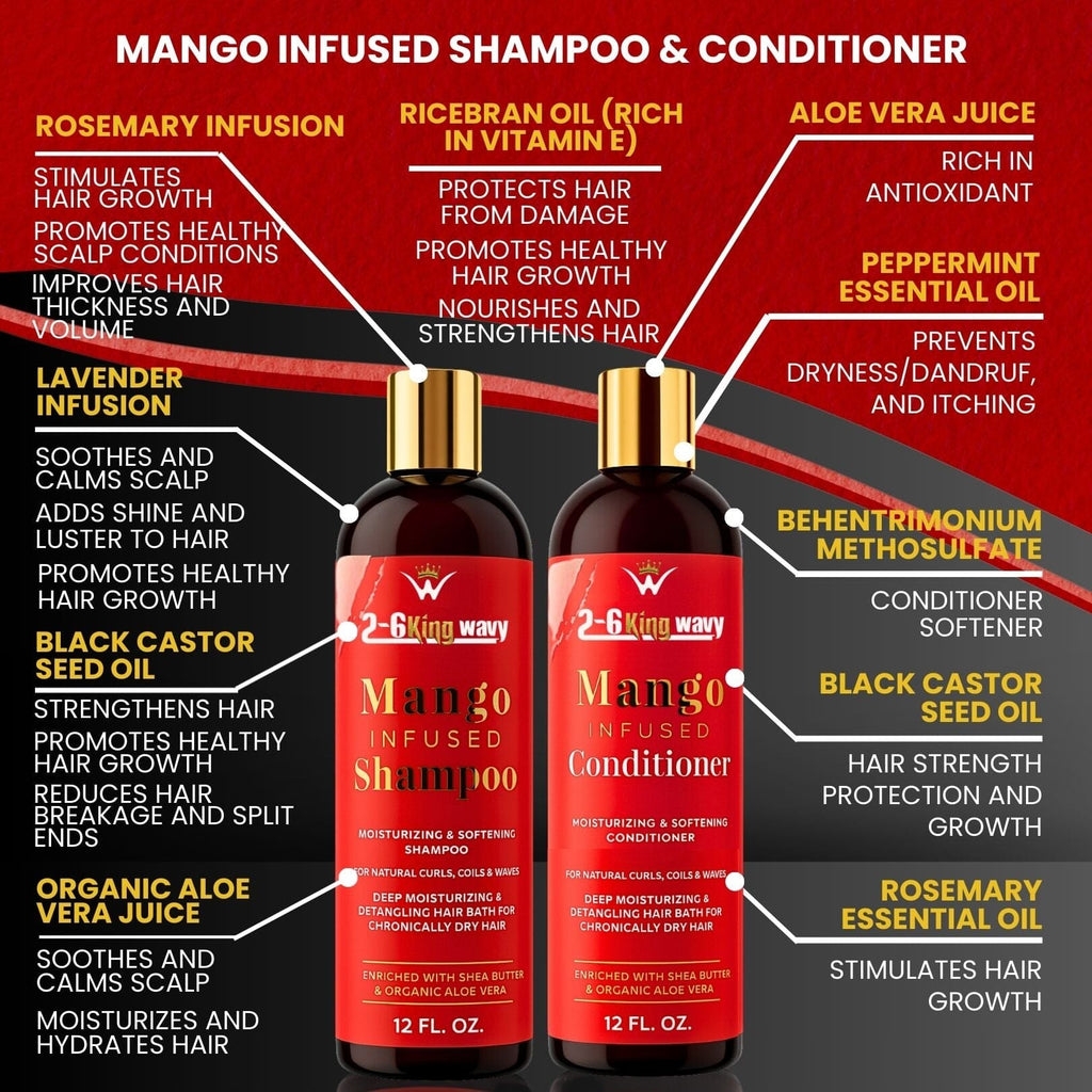 Mango Shampoo & Conditioner Duo for Dry Hair