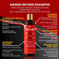Mango Moisturizing Shampoo for Waves & Coarse Hair (Shampoo Bottle)