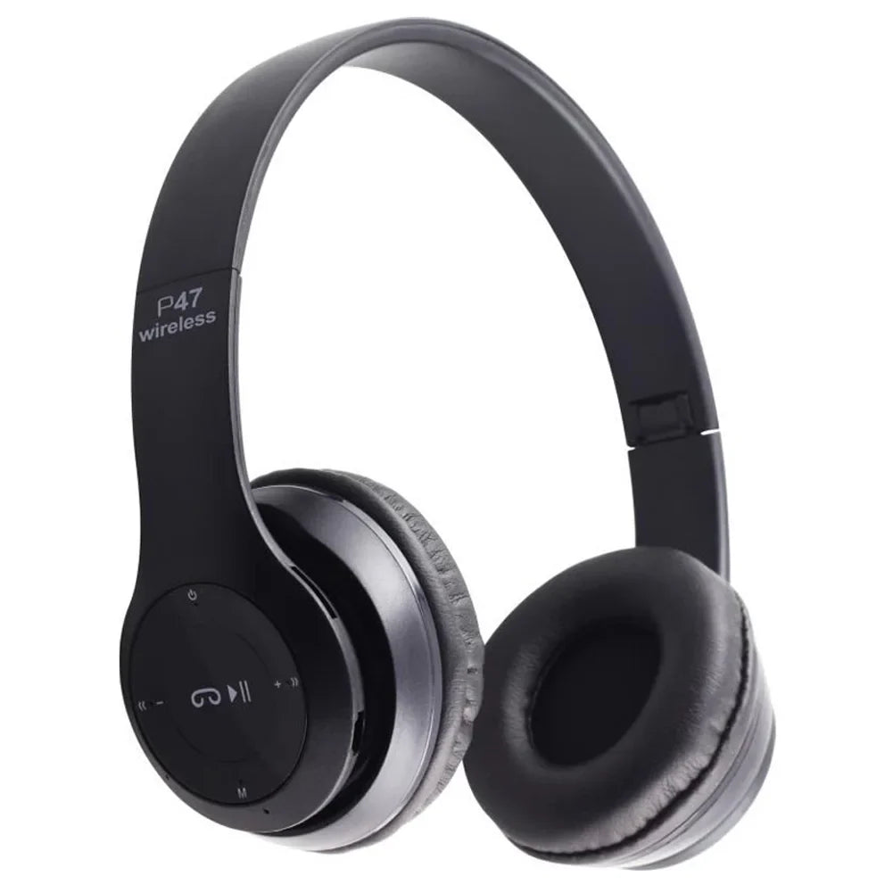 P47 Wireless Bluetooth Headphones — Over-Ear, Balanced Sound | Electronics Den