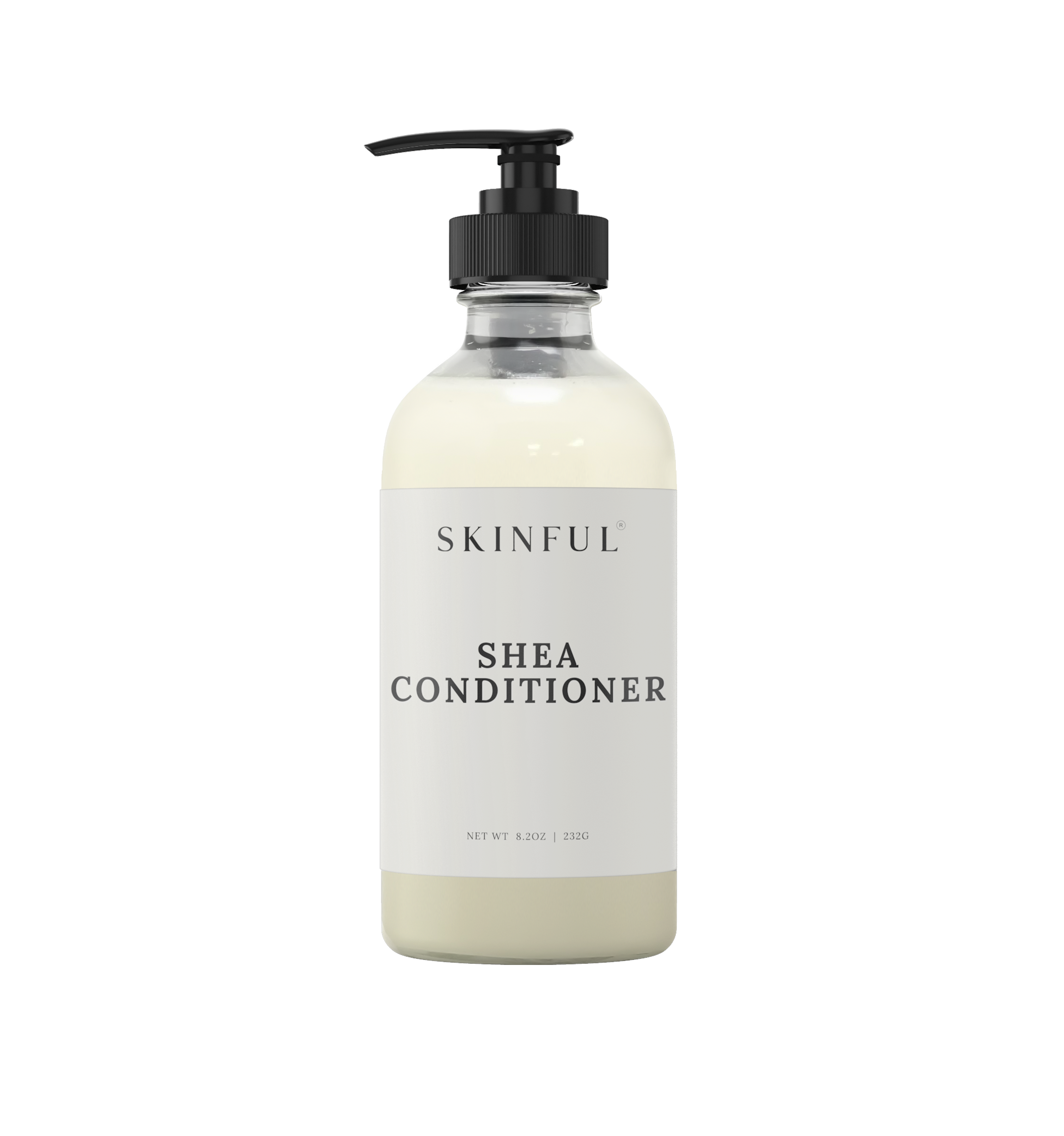 Skinful Shea Conditioner for Dry Damaged Hair - Rinse-Off Deep Hydrating Conditioner - 8.2oz