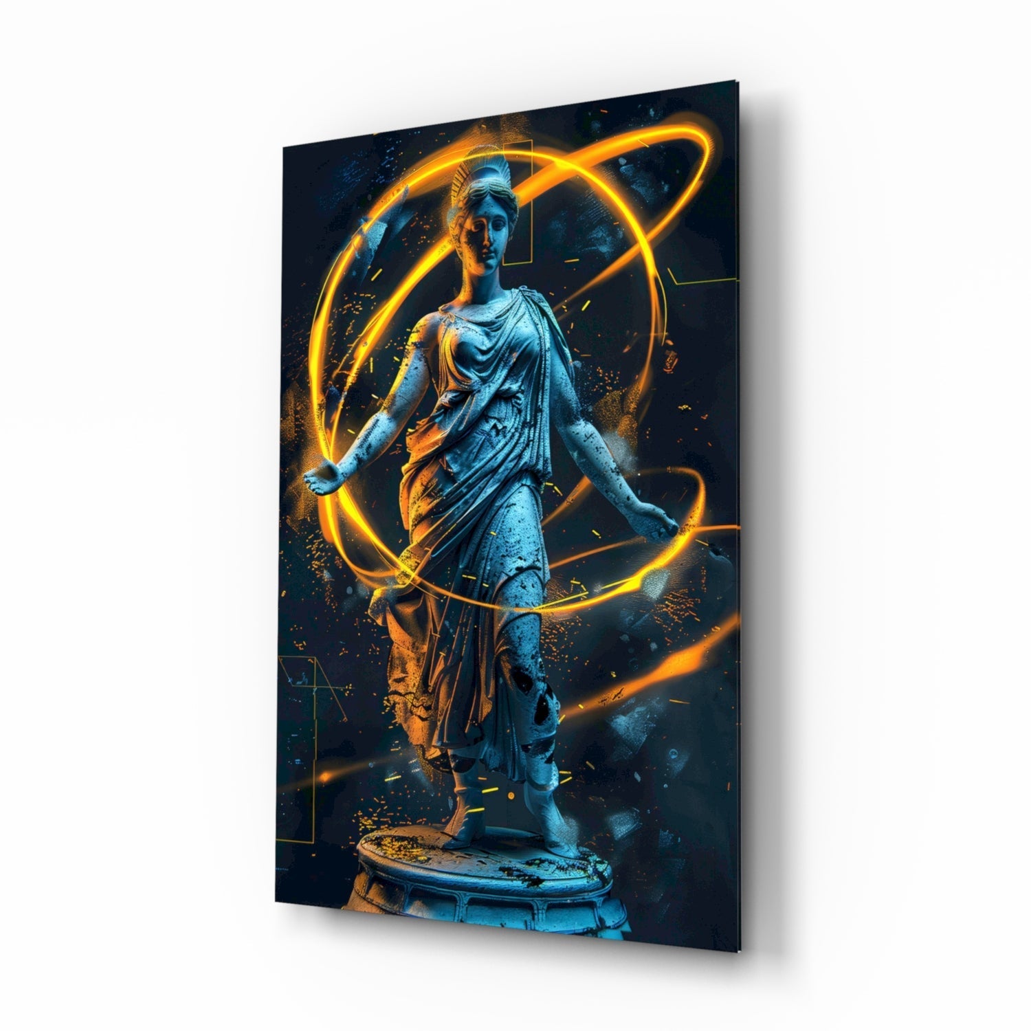 Neon Venus Glass Wall Art || Designer Collection