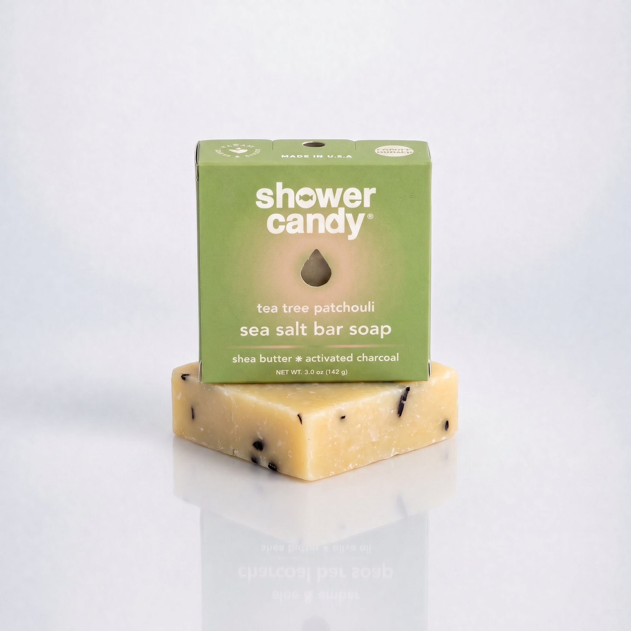 Tea Tree Patchouli Bar Soap – Purifying Olive Oil Cleanse