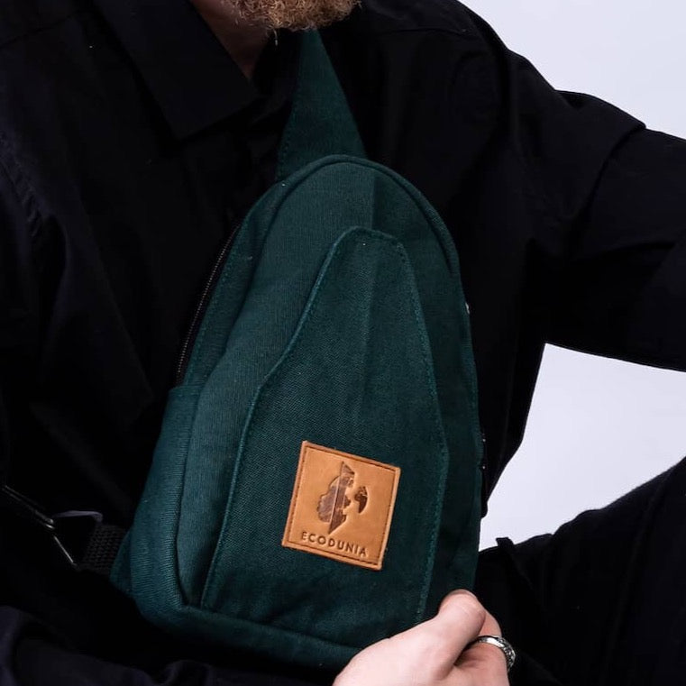Small Canvas Crossbody Sling Bag for Men & Women | Buru