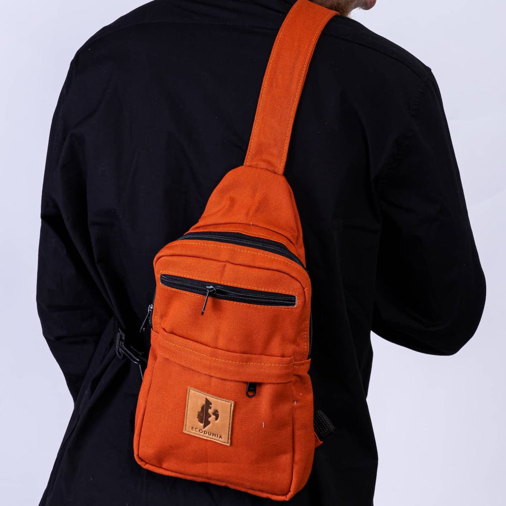 Large Canvas Crossbody Sling Bag for Men & Women | Umoja