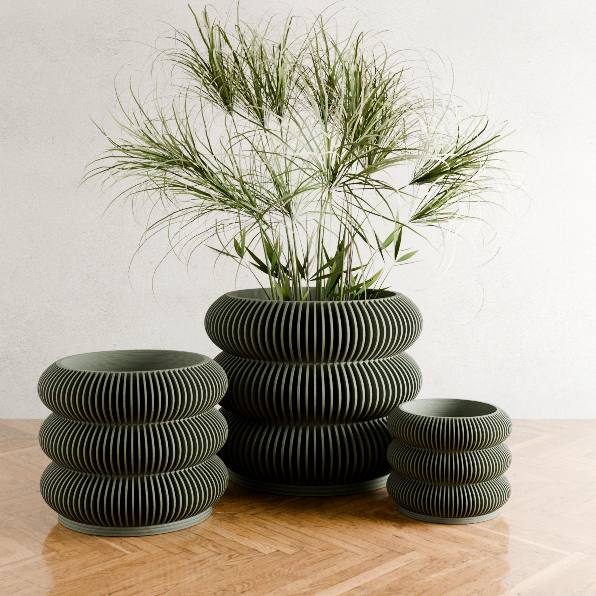 Triple BUBBLES Planter