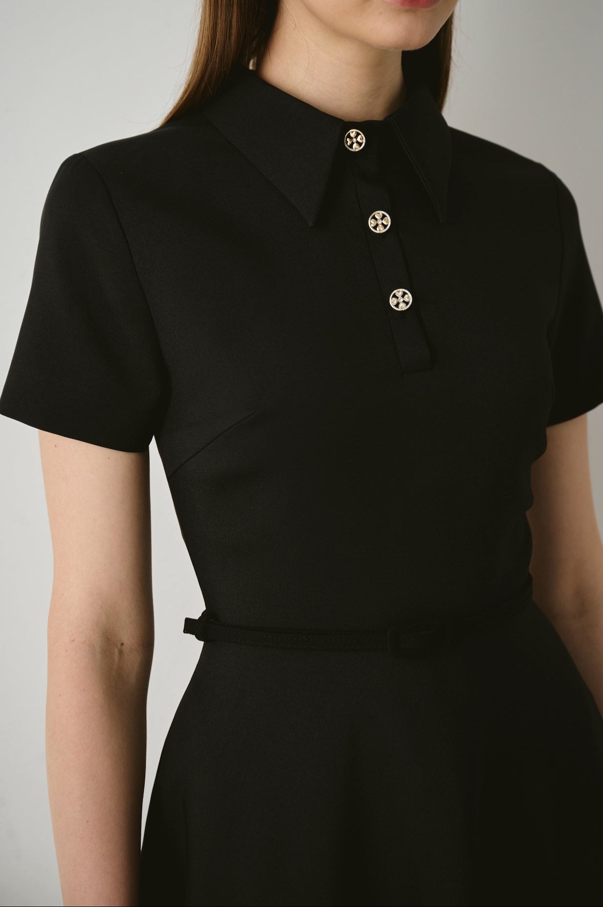 Polo Flared Midi Dress