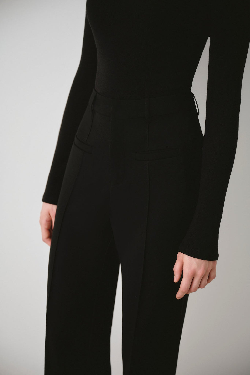 Tailored Straight Leg Pants