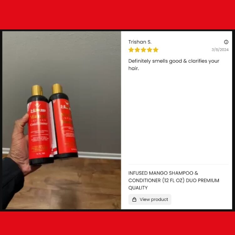 Mango Shampoo & Conditioner Duo for Dry Hair