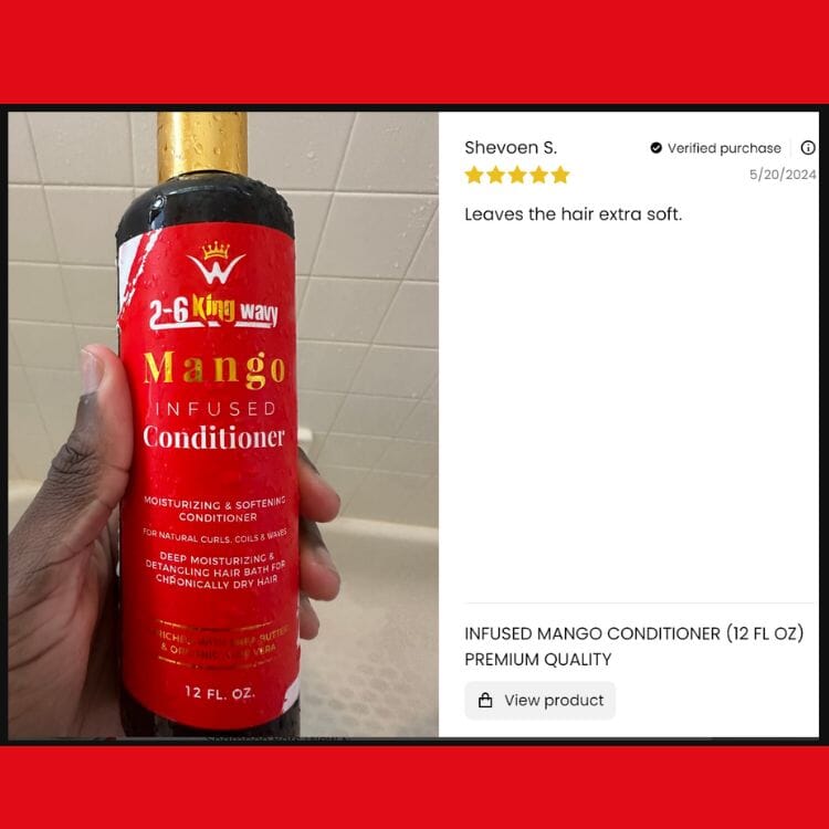 Mango Moisturizing Conditioner for Soft, Manageable Hair (Conditioner Bottle)