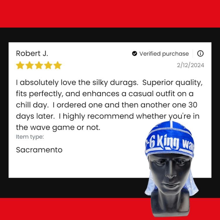 Silk Durag for 360 Waves & Overnight Compression [All Variants]