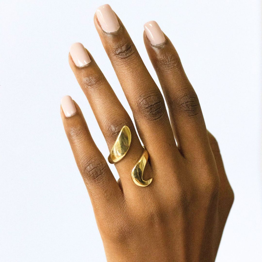 Petal Wrap Open Ring for Women | Kivuli