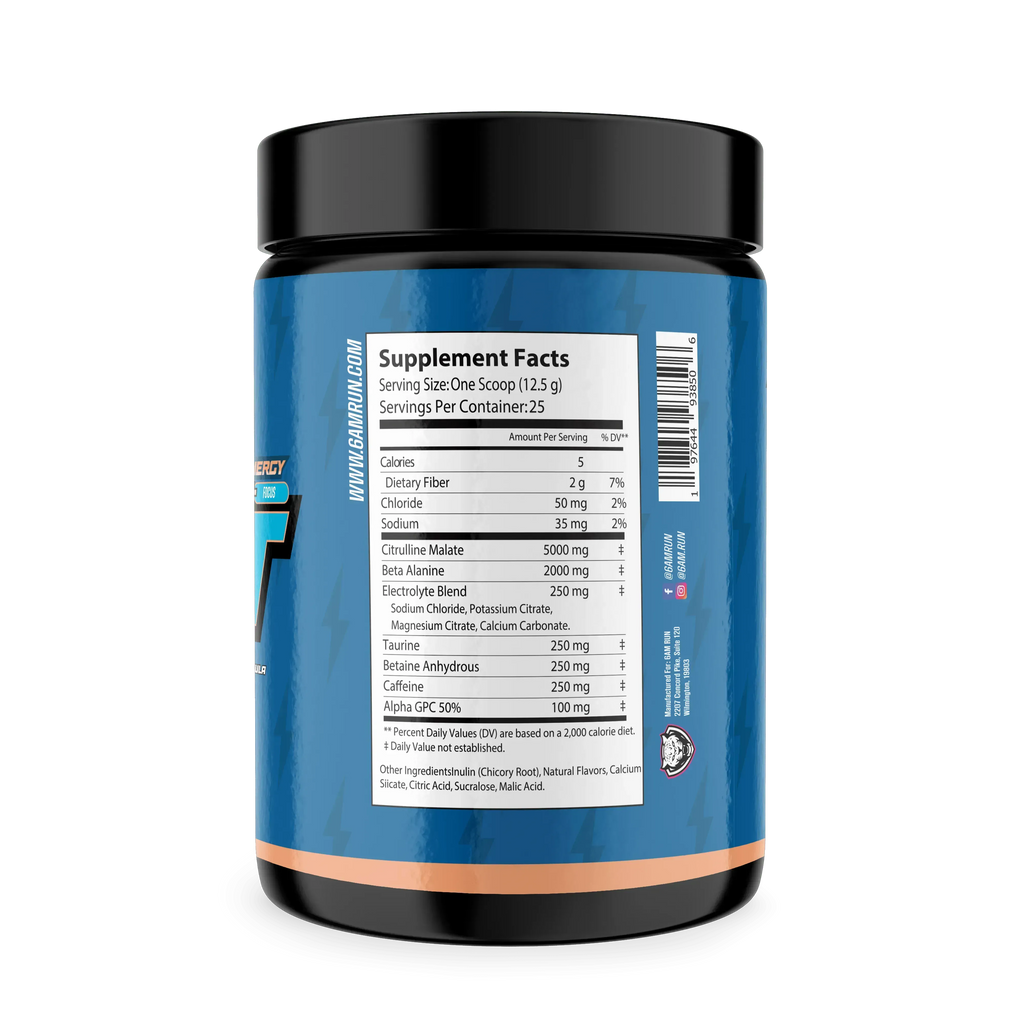 BOLT — Explosive Pre-Workout Energy Formula | 6AM Run