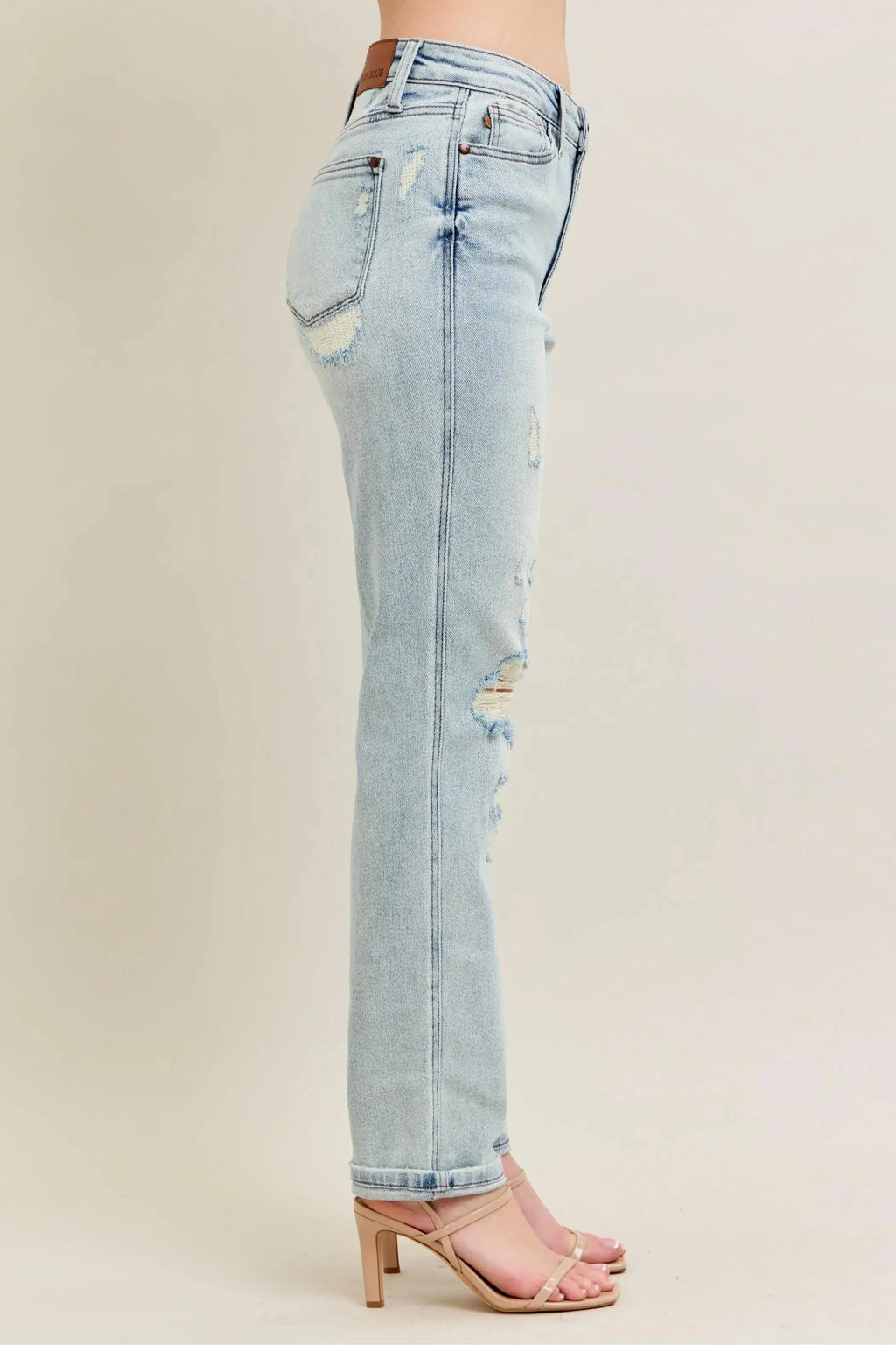 Women's Plus Size Jeans Jeans - Plus Size Destroyed - Women's Boyfriend Fit