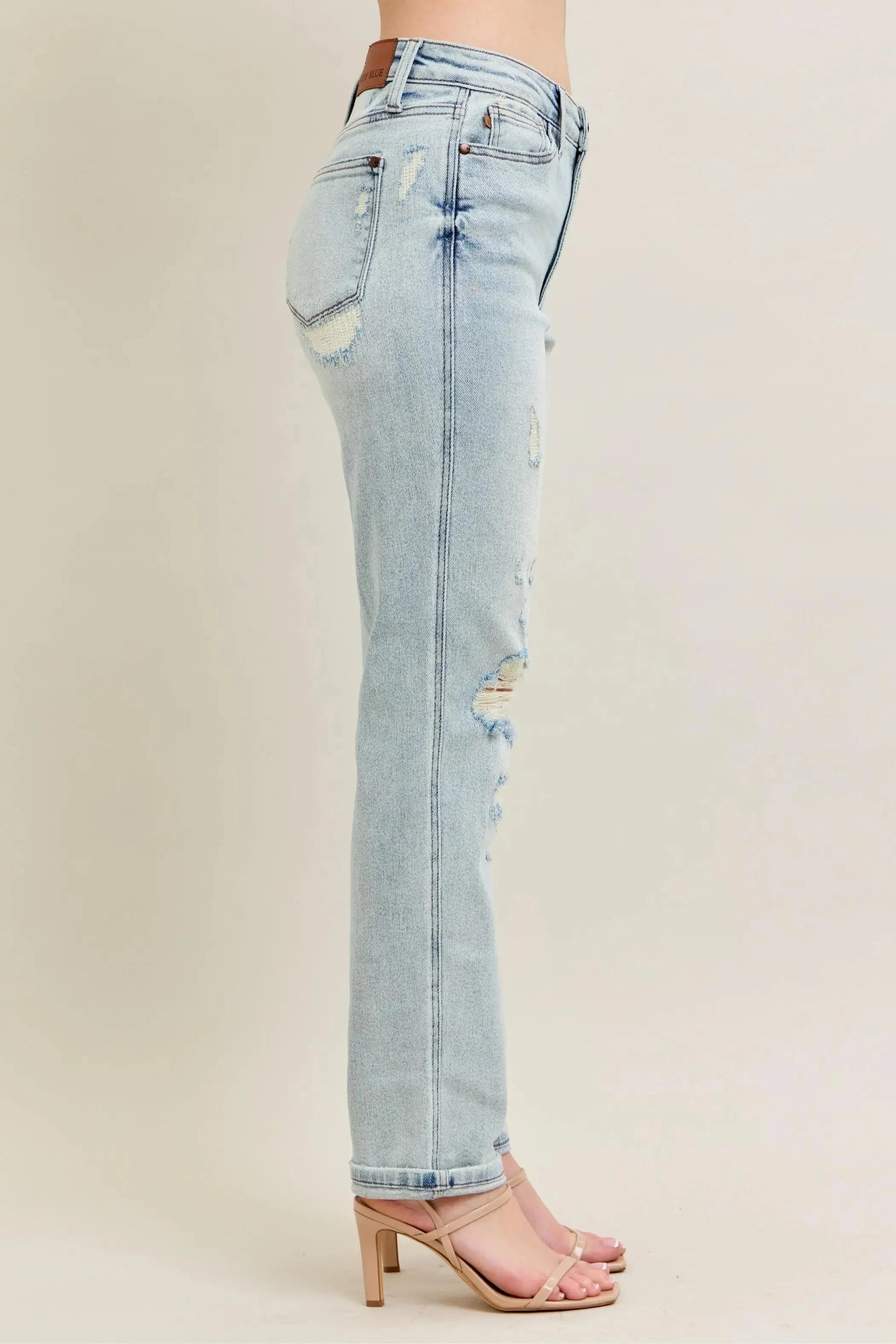 Women's Plus Size Jeans Jeans - Plus Size Destroyed - Women's Boyfriend Fit