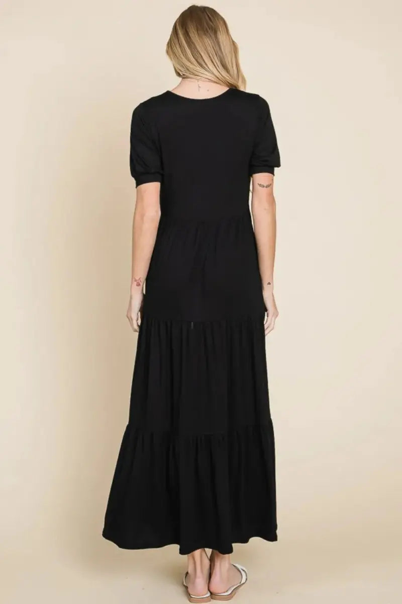 Dresses Trendsi Tiered Maxi Dress Women's Summer Casual Flowy Comfy Dress