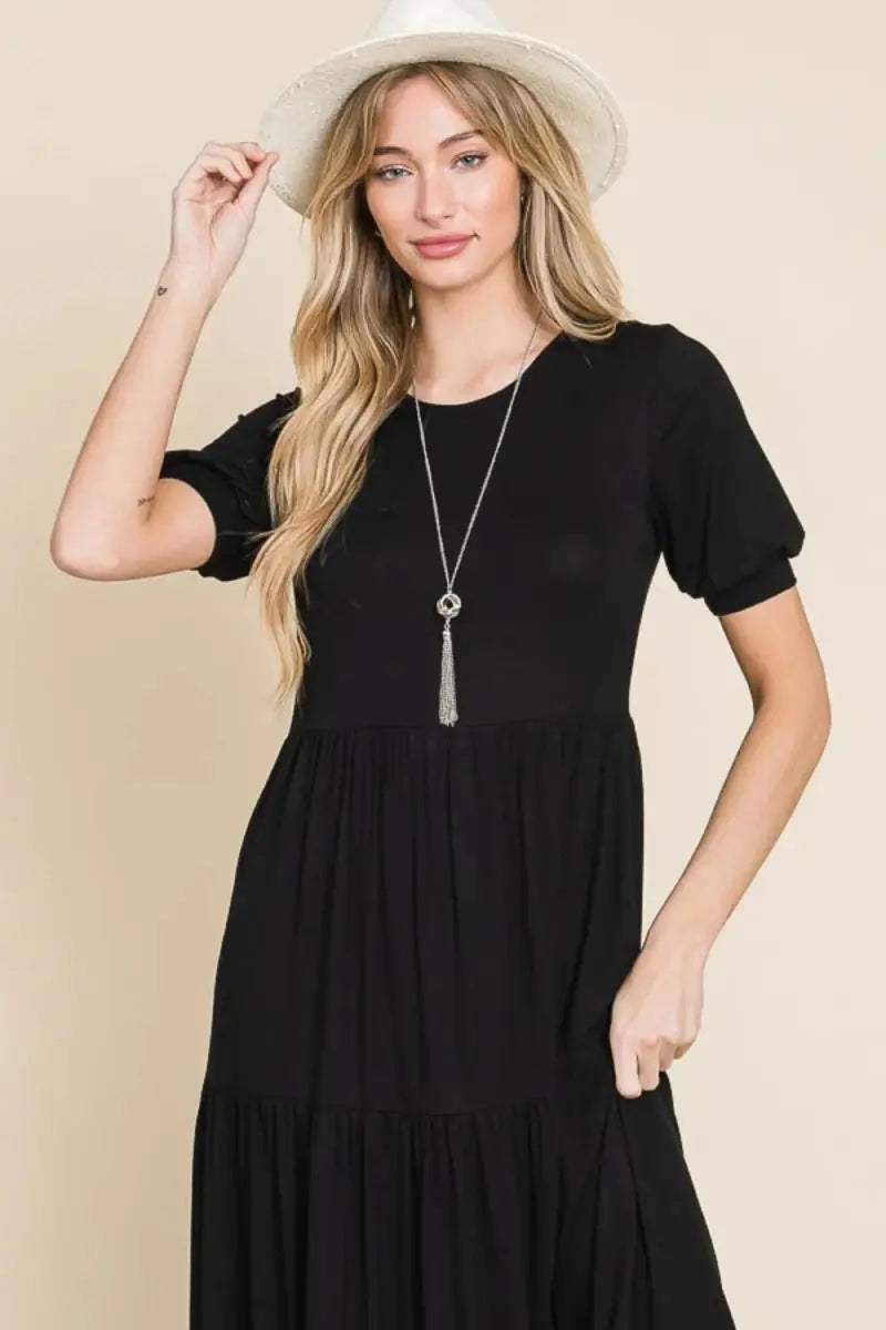 Dresses Trendsi Tiered Maxi Dress Women's Summer Casual Flowy Comfy Dress