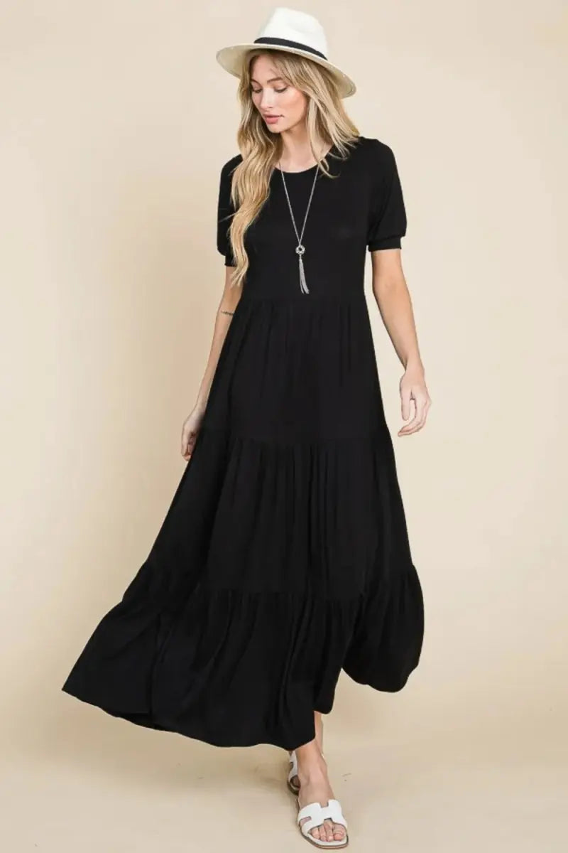 Dresses Trendsi Tiered Maxi Dress Women's Summer Casual Flowy Comfy Dress