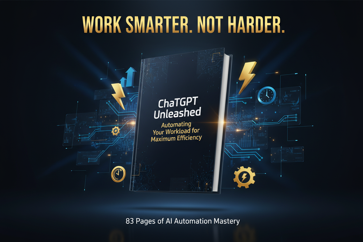 ChatGPT Unleashed: Automating Your Workload for Maximum Efficiency — 83-Page Productivity Ebook
