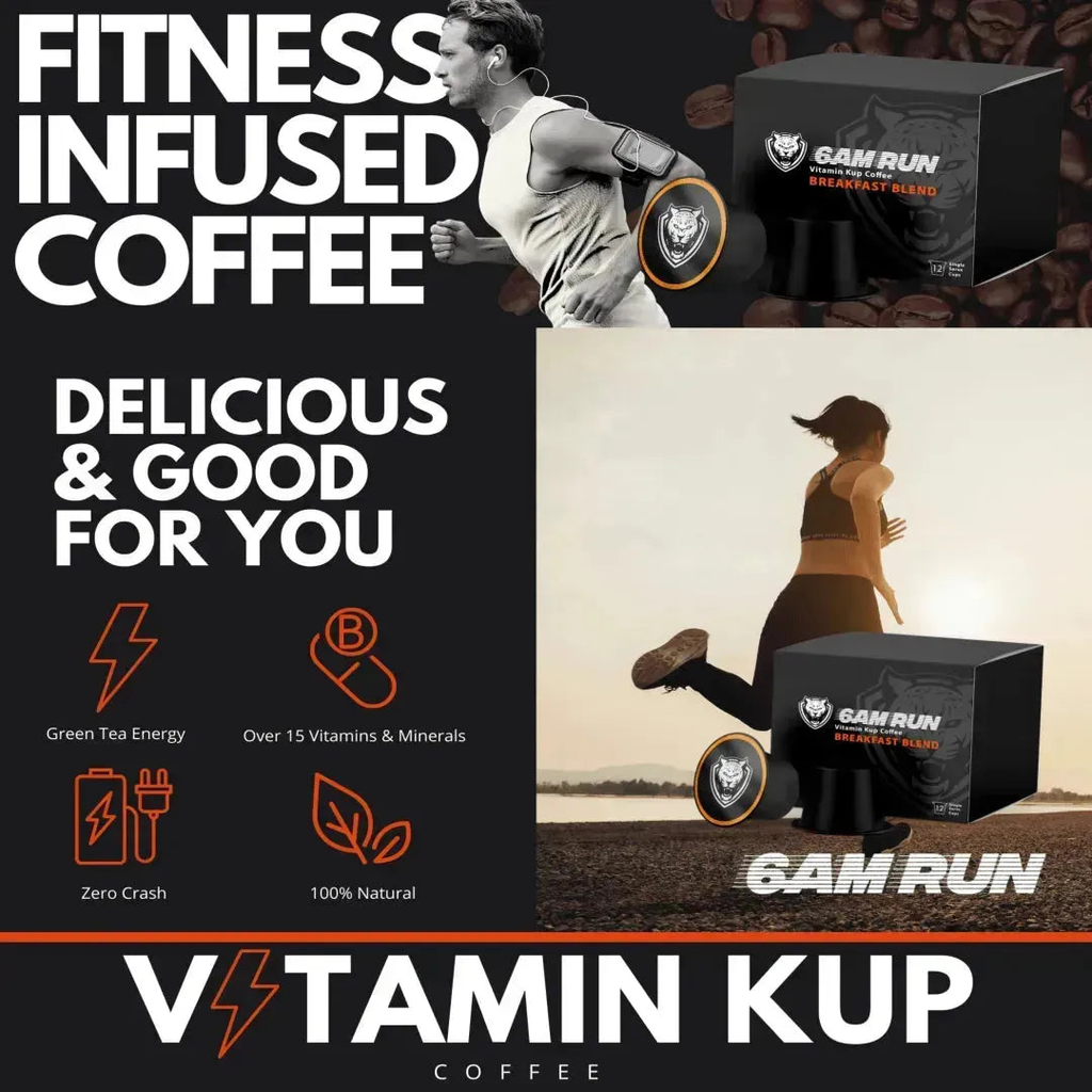 6AM Run Vitamin Coffee — Bold Coffee + Essential Vitamins | 6AM Run