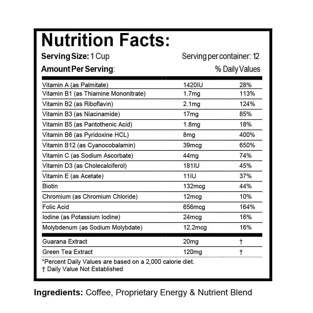 6AM Run Vitamin Coffee — Bold Coffee + Essential Vitamins | 6AM Run