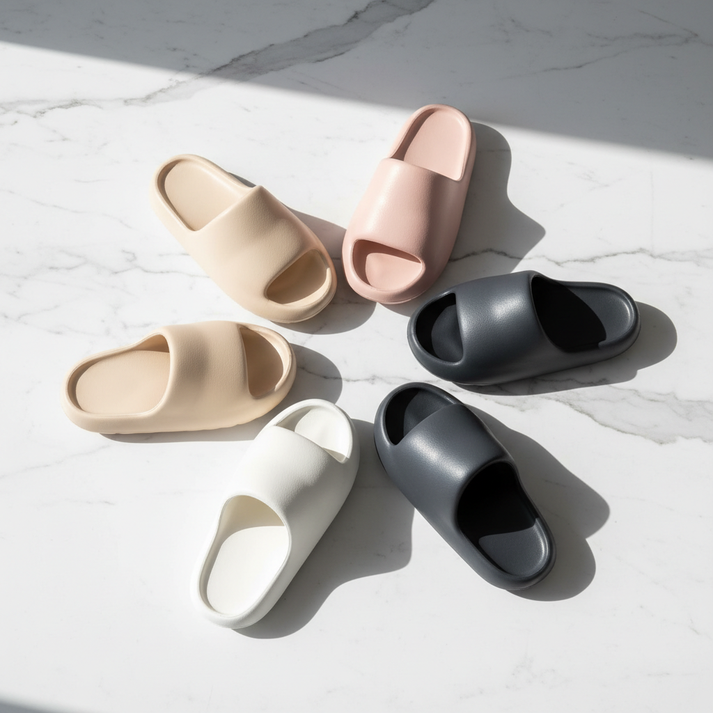 Cloud slides — packaging flat lay