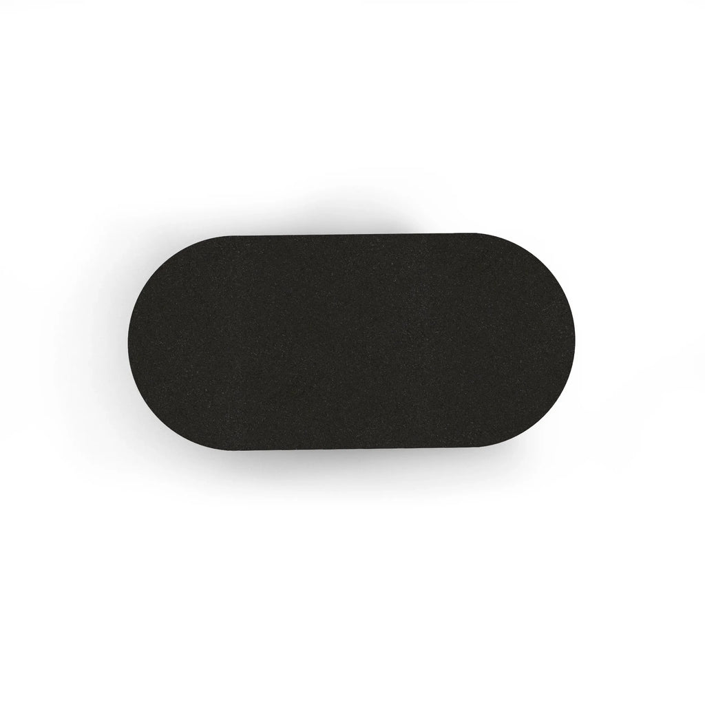 Concrete Coffee Table - 50" x 24" Oval