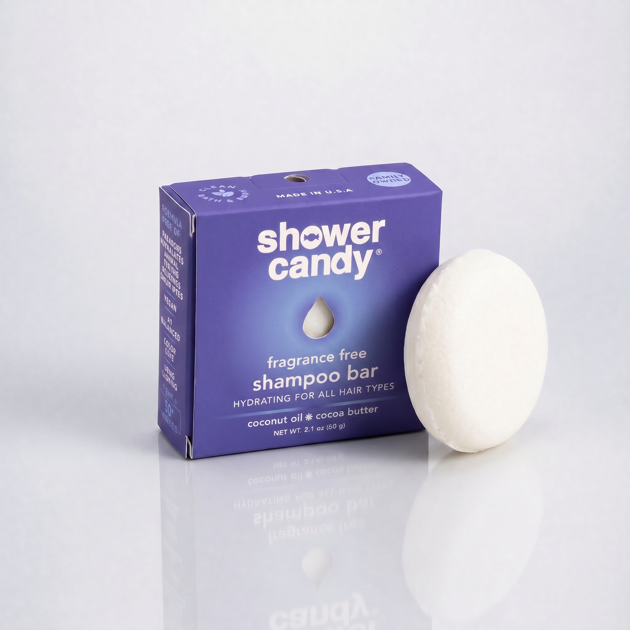 Fragrance Free Shampoo Bar – Hydrating for All Hair Types