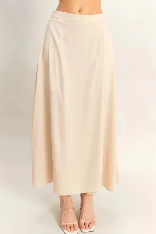 Women's Skirt Set Sleeveless Maxi Skirt Set - Comfortable - Two Piece Outfit