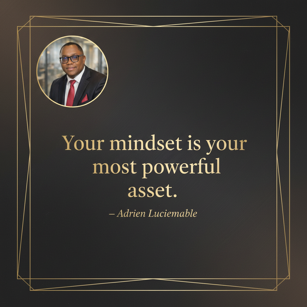 Your mindset is your most powerful asset — Adrien Luciemable
