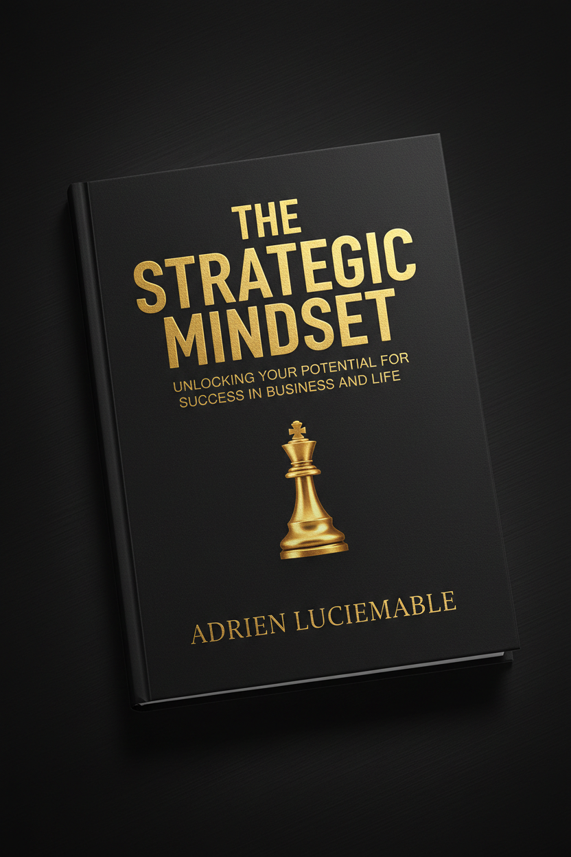 The Strategic Mindset book cover by Adrien Luciemable