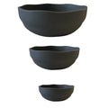 Wavy large, medium, small solid grey