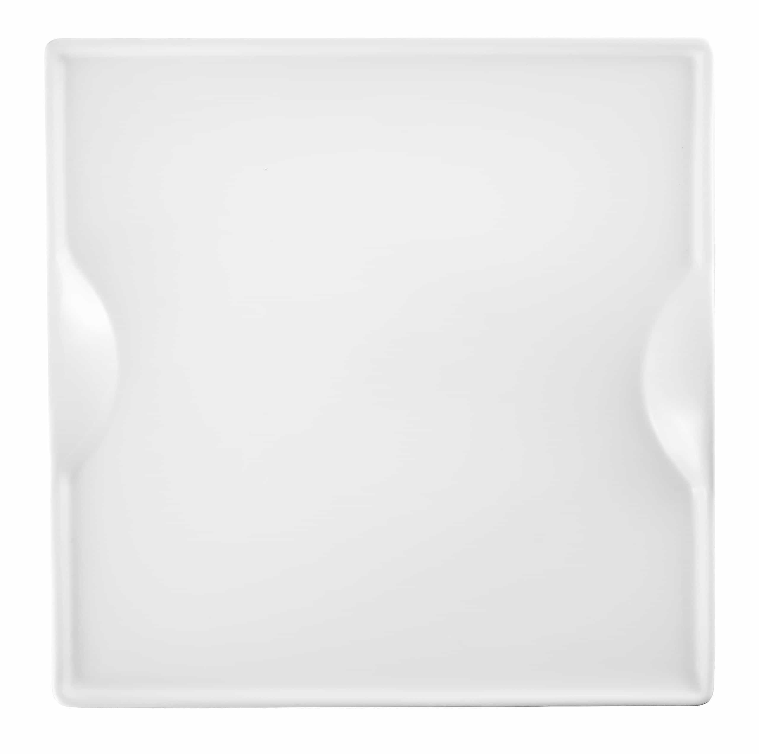 Square Porcelain Dinnerware Set — 20-Piece Service for 4 | Little White Dish