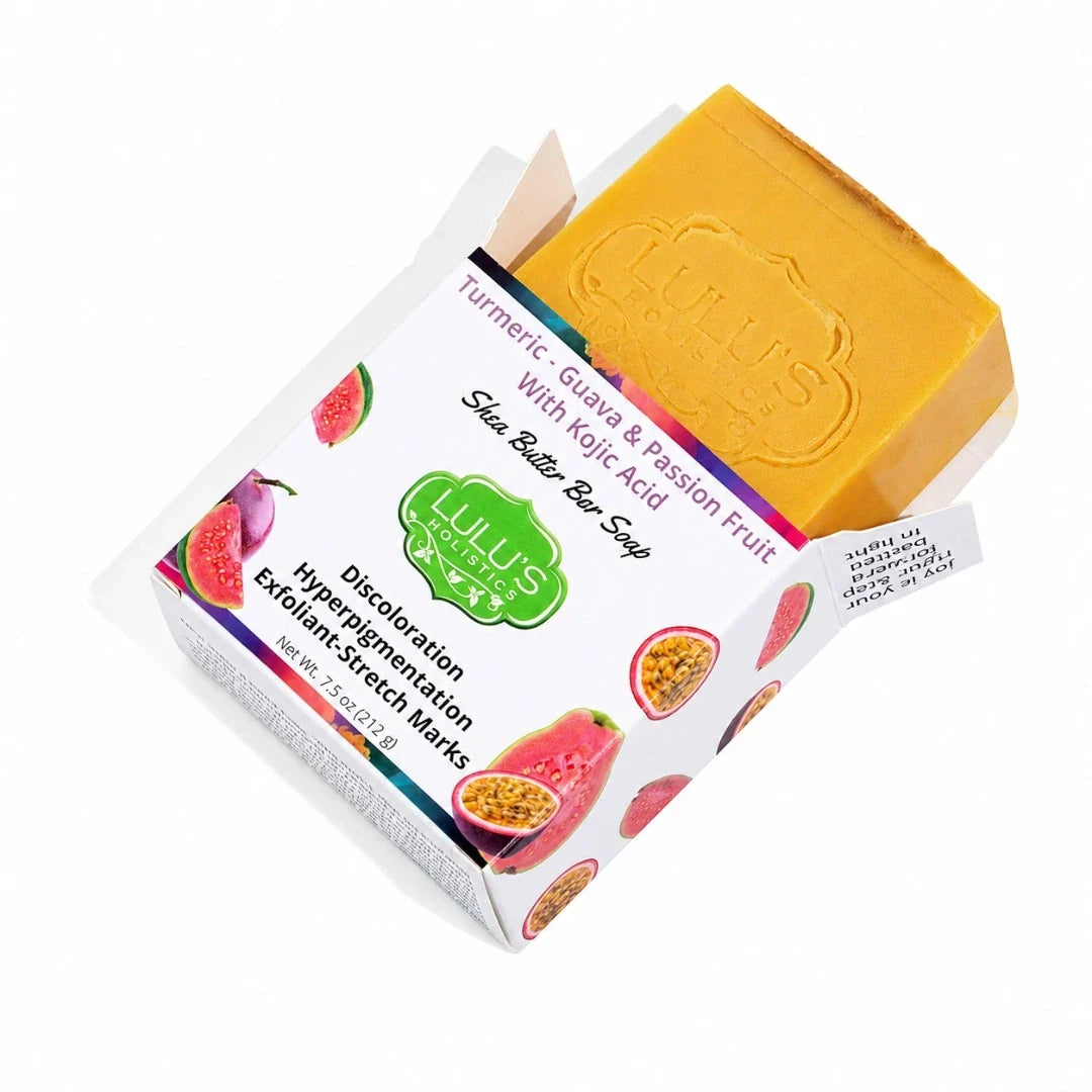 Guava Passionfruit Turmeric Kojic Shea Butter Bar Soap – Brightening Cleanse