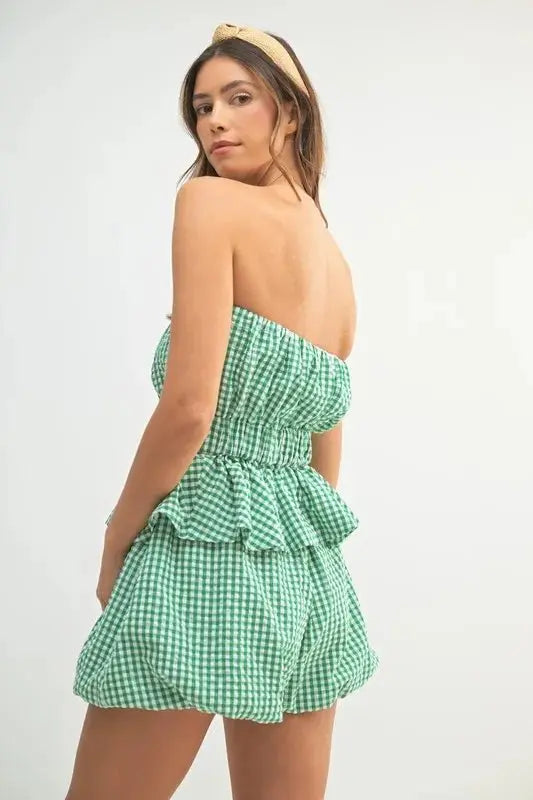 Women's Two Piece Set Two Piece Set - Gingham - Cute Women's Outfit