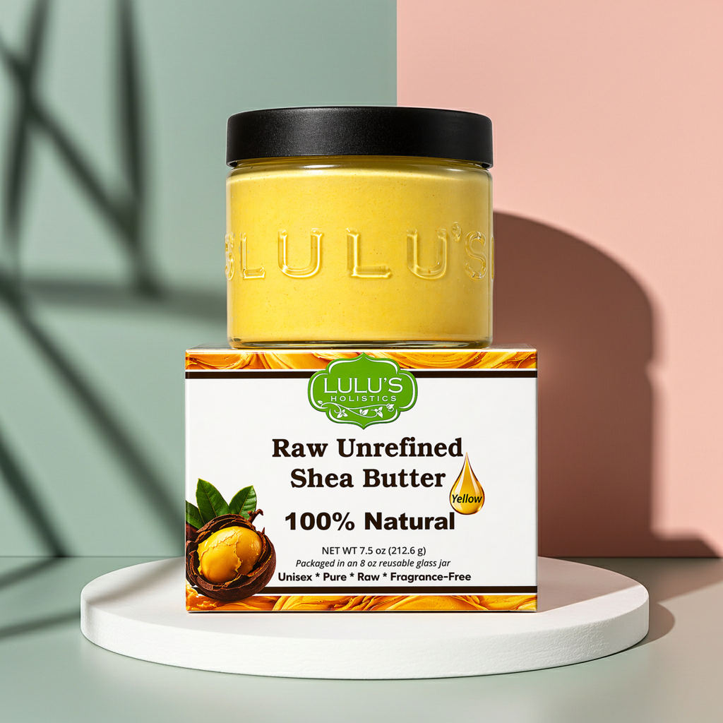 100% Raw African Unrefined Yellow Shea Butter – Pure, Natural Moisture
