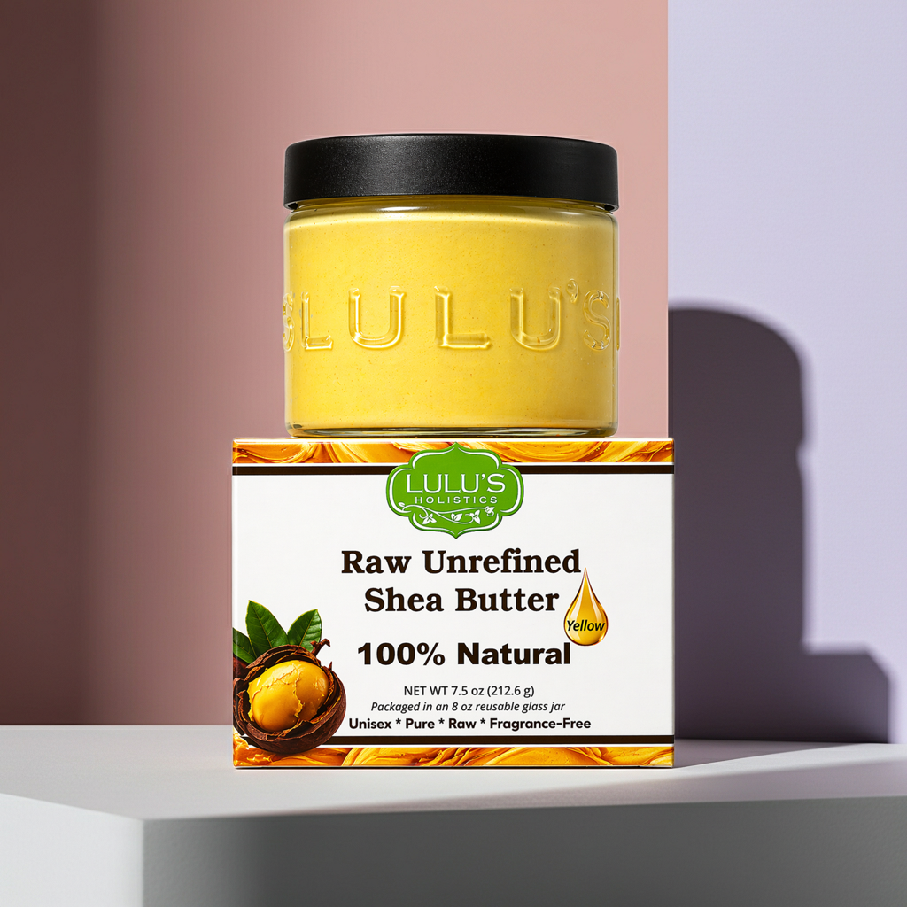 100% Raw African Unrefined Yellow Shea Butter – Pure, Natural Moisture