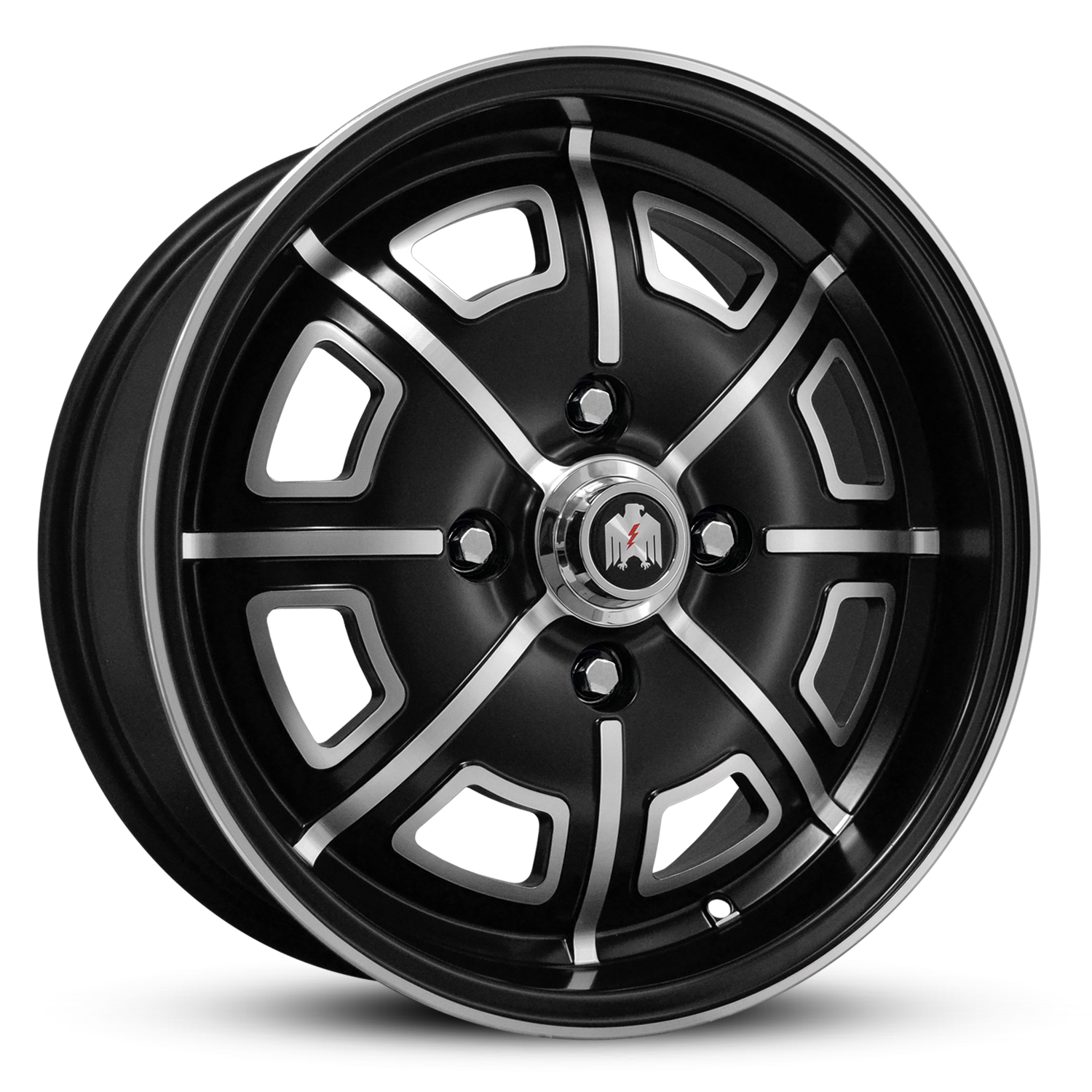 Pedrini | Satin Black Full Machined Face, Windows & Lip Edge