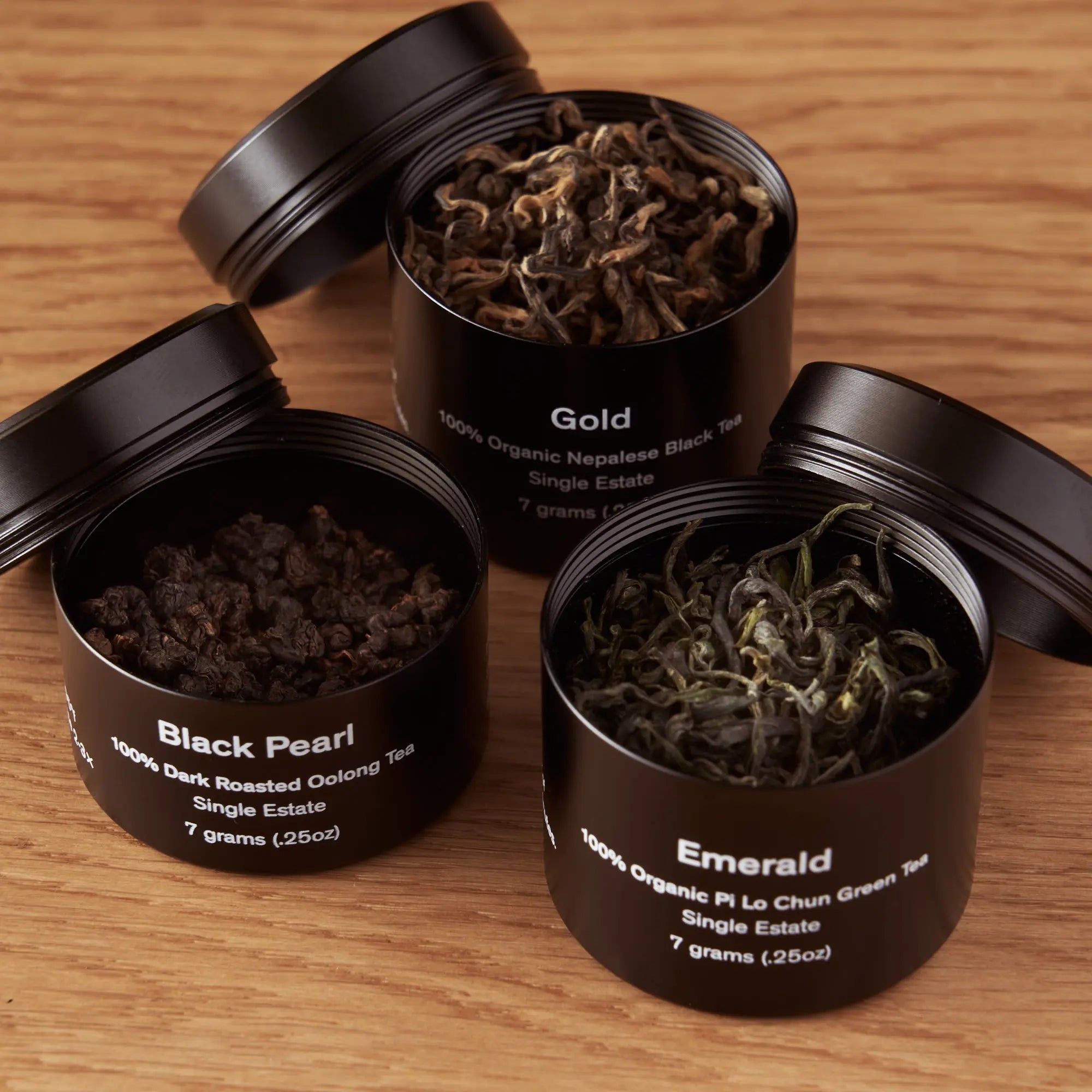 Rare Leaves Mini Tin Sampler — Try All Three Single Origin Teas