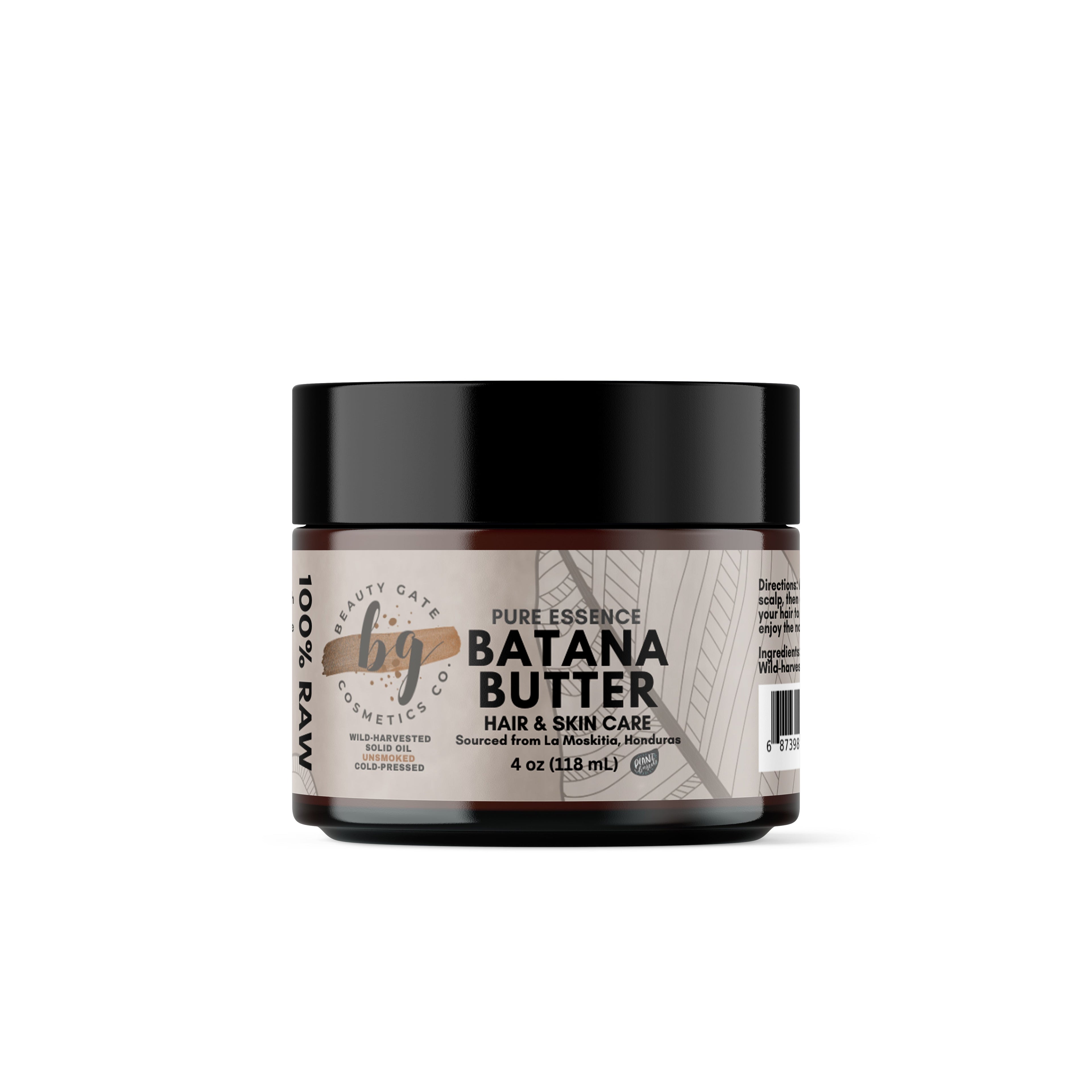 100% Virgin x Unrefined Batana Butter | Raw, Cold-Pressed & Unsmoked — Deep Moisture & Shine